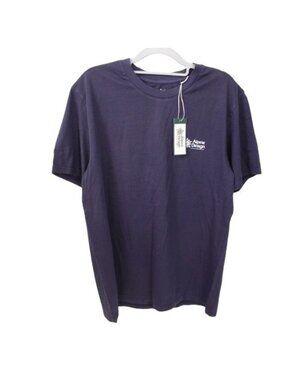 NEW Alpine Design Men's Short Sleeve AD Hike Graphic Tee Navy Blue Size M
